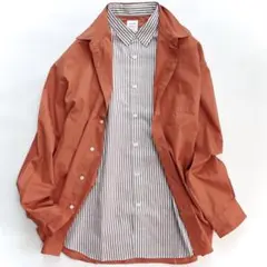 新品Mr.GENTLEMAN ミスタージェントルマン ダブルフロントシャツ L