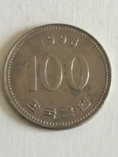 1989年 韓国 100ウォン硬貨 李舜臣 - メルカリ