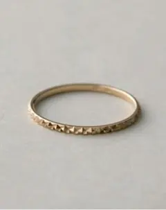 エテ ete ダイヤ リング 11号 指輪 K10 0.8g 0.02 ゴールド ete 指輪