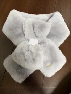 PAUL & JOE グレー ファー マフラーのサムネイル