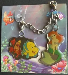 リトルマーメイド　Disneyキャラクター ペアチャームストラップ