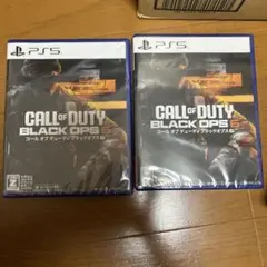 PS5 Call of Duty: Black Ops 6新品未開封2枚セット