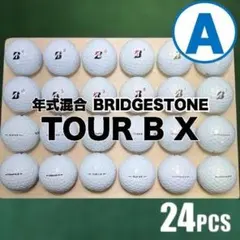 【A09】ブリヂストン TOURBX 白 年式混合 ロストボール 24球のサムネイル
