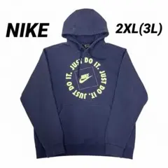 NIKE ネイビーパーカー
