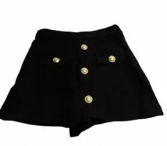 ZARA ザラ 金ボタン ツイードスカートパンツ XS size