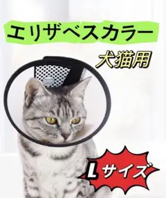 エリザベスカラー Lサイズ　軽量　犬 猫　入浴/術後の舐め防止 柔らかい　新品、のサムネイル