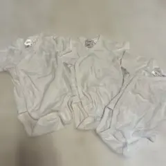 ZARA ホワイトリブ肌着 3枚セット　3-6M 68cm