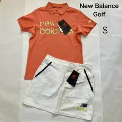 ニューバランスゴルフ ポロシャツ、スカート 上下セット S 未使用タグ付 春夏