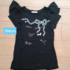 mezzo piano Junior リボン装飾 Tシャツ　150cmのサムネイル