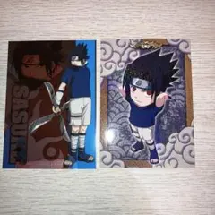 NARUTO うちはサスケ トレーディングカード 2枚セット