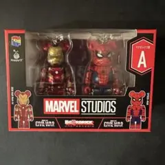 【未開封】MARVEL HappyくじBE@RBRICK ペアボックス賞A