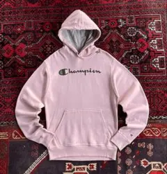 champion チャンピオン プルオーバー パーカー ピンク S