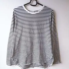 UNIQLO ユニクロ トップス Tシャツ 長袖 ボーダー M