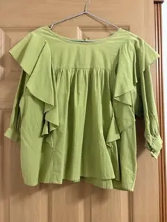 レトロガール ブラウス グリーン