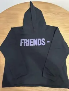 vlone ヴィーローンFRIENDS- フード付きパーカー ブラック