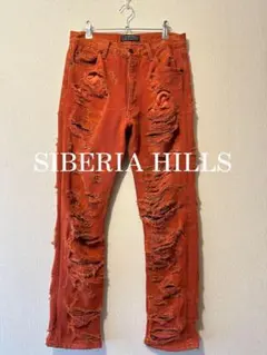 SIBERIA HILLS High Clashed Denim Pants