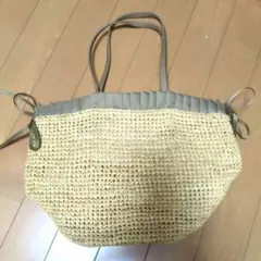 unbillion カシュカシュ フリルワンハンドルペーパー手編みトートのサムネイル