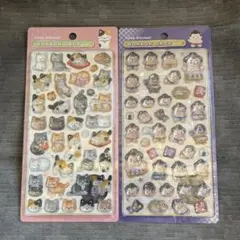 【正規品】 ボンボンドロップシール 猫 すもう 和柄 新作