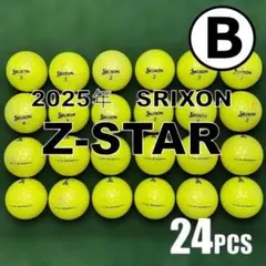 【B74】SRIXON Z-STAR 黄 2025年 ロストボール 24球のサムネイル