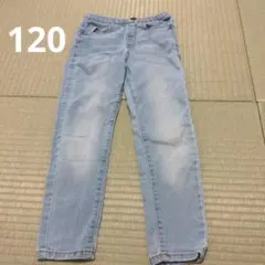 【値下げ】キッズ デニムパンツ ライトブルー　120