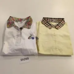 高級ブランド2点セット DAKS チェックシャツ ＆ ゴルフポロシャツ