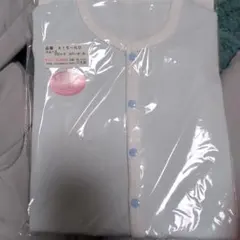 水色ロンパース 70-80cm ボタン付き