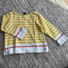 PETIT BATEAU ストライプ 長袖カットソー 94cm