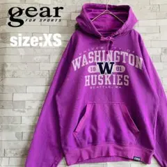 90s US古着 GEARfor sports ヴィンテージ カレッジロゴ XS