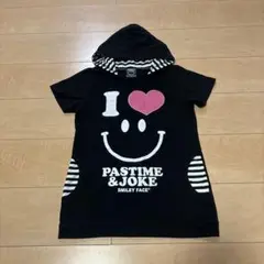 SMILEY FACE フード付きTシャツ 160