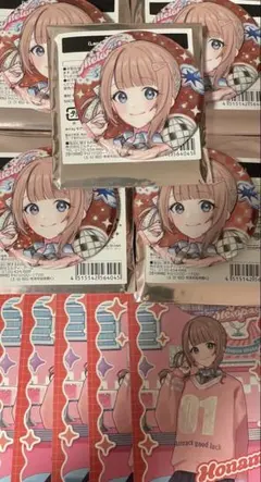 望月穂波　プロセカ　メロパレ　トレーディングカード　ホログラム缶バッジ