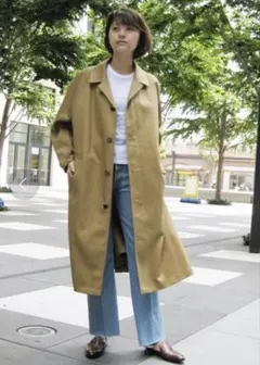 ステンカラーコート トレンチコート
