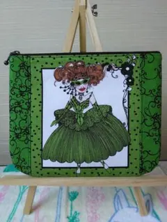 ロラライハリス☆フラットポーチ☆ハンドメイド - メルカリ
