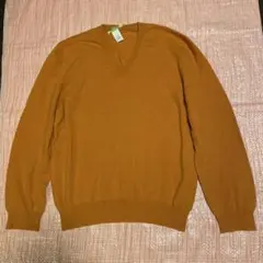ブルックスブラザーズ　メンズ　カシミヤ100% オレンジ