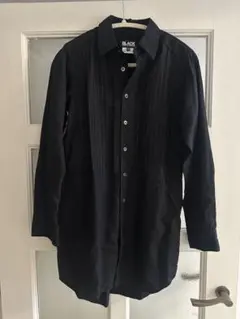 BLACK COMME des GARÇONS ストライプ切替ロングシャツ XSのサムネイル
