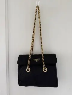 PRADA 黒 ナイロン ショルダーバッグ