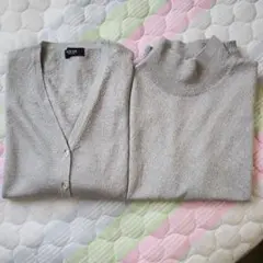 ASCOT　七分袖アンサンブル　Mサイズ