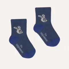 The Campamento RABBIT BLUE SOCKS / 0-12m