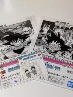 ドラゴンボール 一番くじ 40th クリアファイル＋ステッカー セット