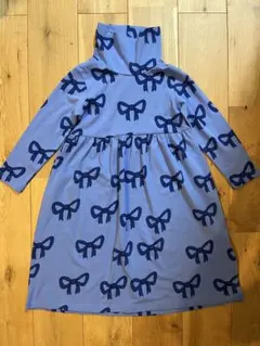 MINI RODINI Bow AOP LS Dress 92/98のサムネイル