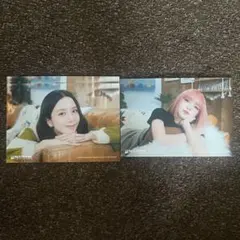 BLACKPINK THE  GAME ブロマイド 3枚 ジス リサ ブルピン