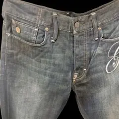 G-Star ダークブルー ストレートデニム3301 W29 L32