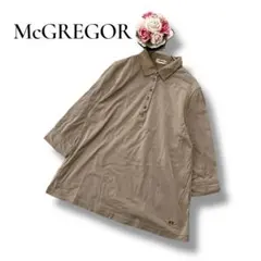 マックレガー　レディース　7分袖ブラウス　シャツ　ベージュ　L カットソー