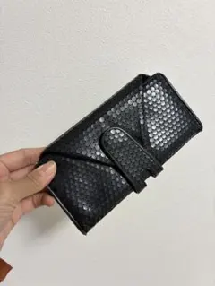 HIROKO HAYASHI ブラック ドット柄 長財布　カルディナーレのサムネイル