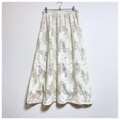 【新品】 Techichi テチチ テラス レース ギャザー スカート 花柄