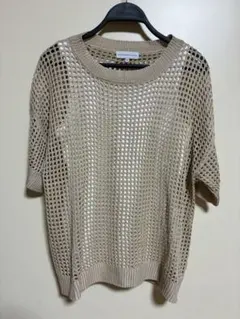 お値下げしました美品　SEASON REASON メッシュニット 半袖 Mサイズ