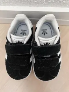 adidas Gazelle ベビーシューズ ブラック/ホワイト