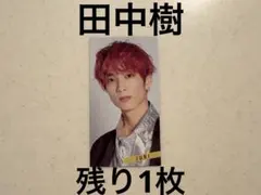 Myojo デタカ　厚紙　SixTONES 田中樹　データカード