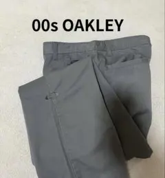 00s OAKLEY ワンポイントロゴ　LOOSE FITパンツ　グレー　w34のサムネイル
