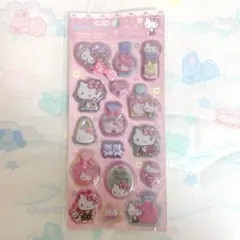 【レア】ハローキティ ぷっくりシール 平成レトロ 新品 未使用 サンリオ
