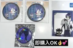 【REBORN!×サンリオ】六道骸 缶バッジ＋アクリルカード＋ホログラム缶バッジ